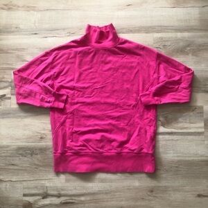 Hyba Pink Long Sleeve Turtleneck Lightweight Sweater Shirt